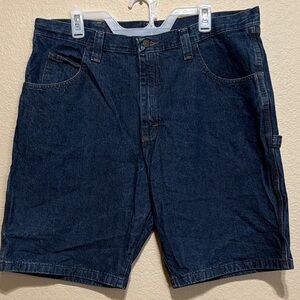Wrangler Men's Deep Indigo Carpenter Jean Shorts